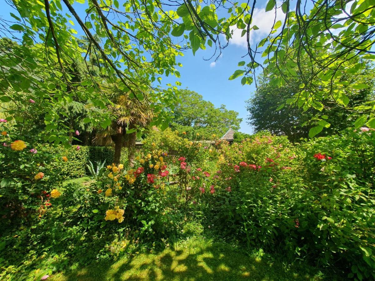 Grande maison en pierre, calme, jardin arboré. Roz-Landrieux Extérieur photo